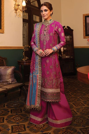 Alkaram FC- 24H-22-Shocking Pink Festive Eid Lawn 2022 Online Shopping
